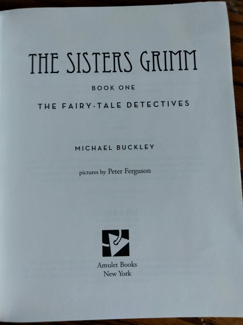 The Sisters Grimm, The Fairytale Detectives, Hardcover, by Michael Buckley